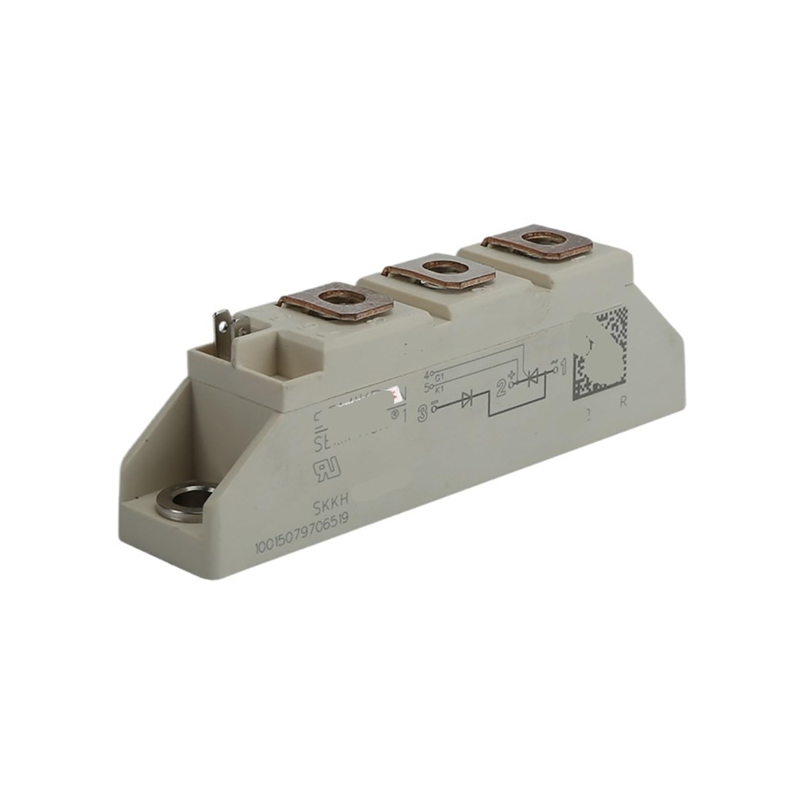 Module à thyristor SKKH92/14E semi-contrôlé 1400V pour pont redresseur