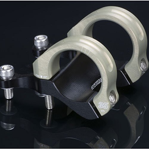 Renthal Integra 35 Bicycle Stem - Clamp: 35Mm , L: 50Mm, Steerer: Direct Mount, 0�, Black/Gold - Stm115-Bkag #TOP3