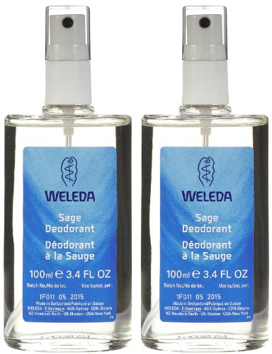 Weleda Sage Non-Aerosol Deodorant Spray-3.4 oz, 2 pk