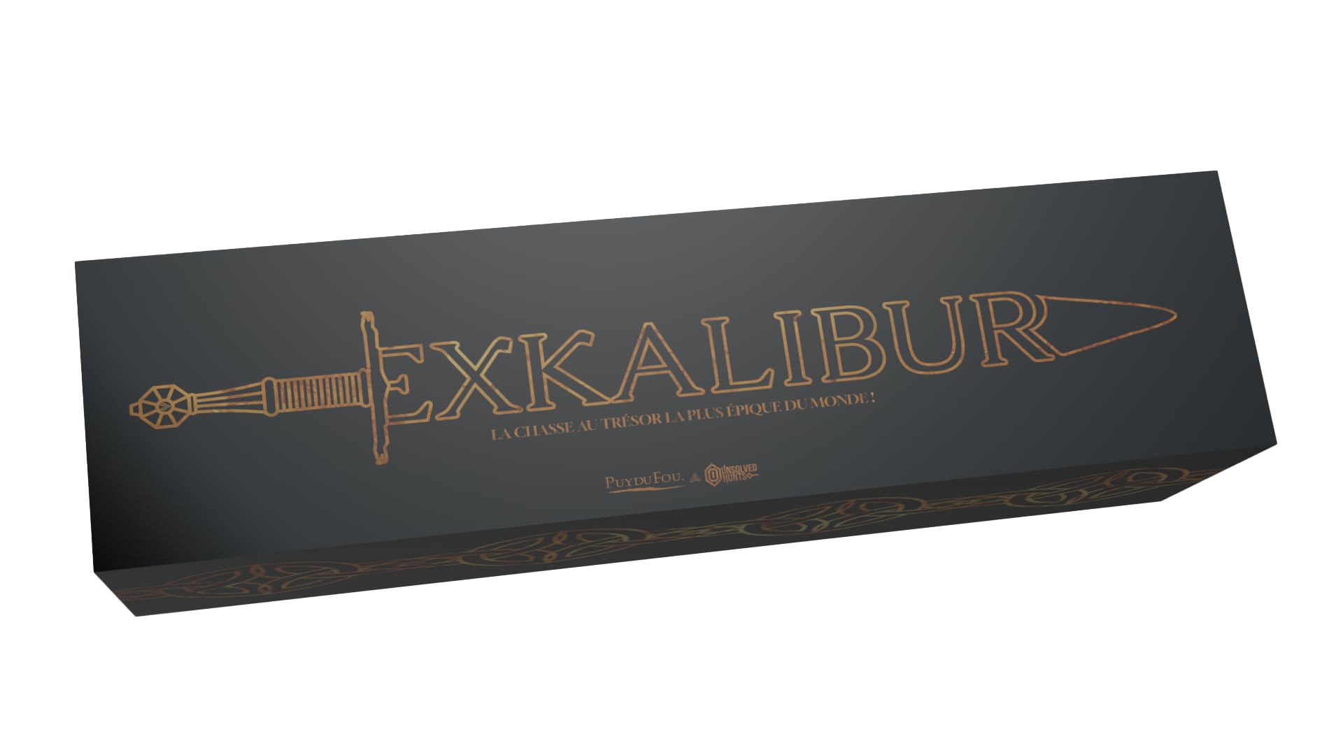 Blackrock Games EXKALIBUR – Chasse au Trésor Légendaire | Jeu d'Énigmes avec Carte Illustrée | Coffret Aventure par Le PUY du Fou | Récompense de 250 000 € à Gagner