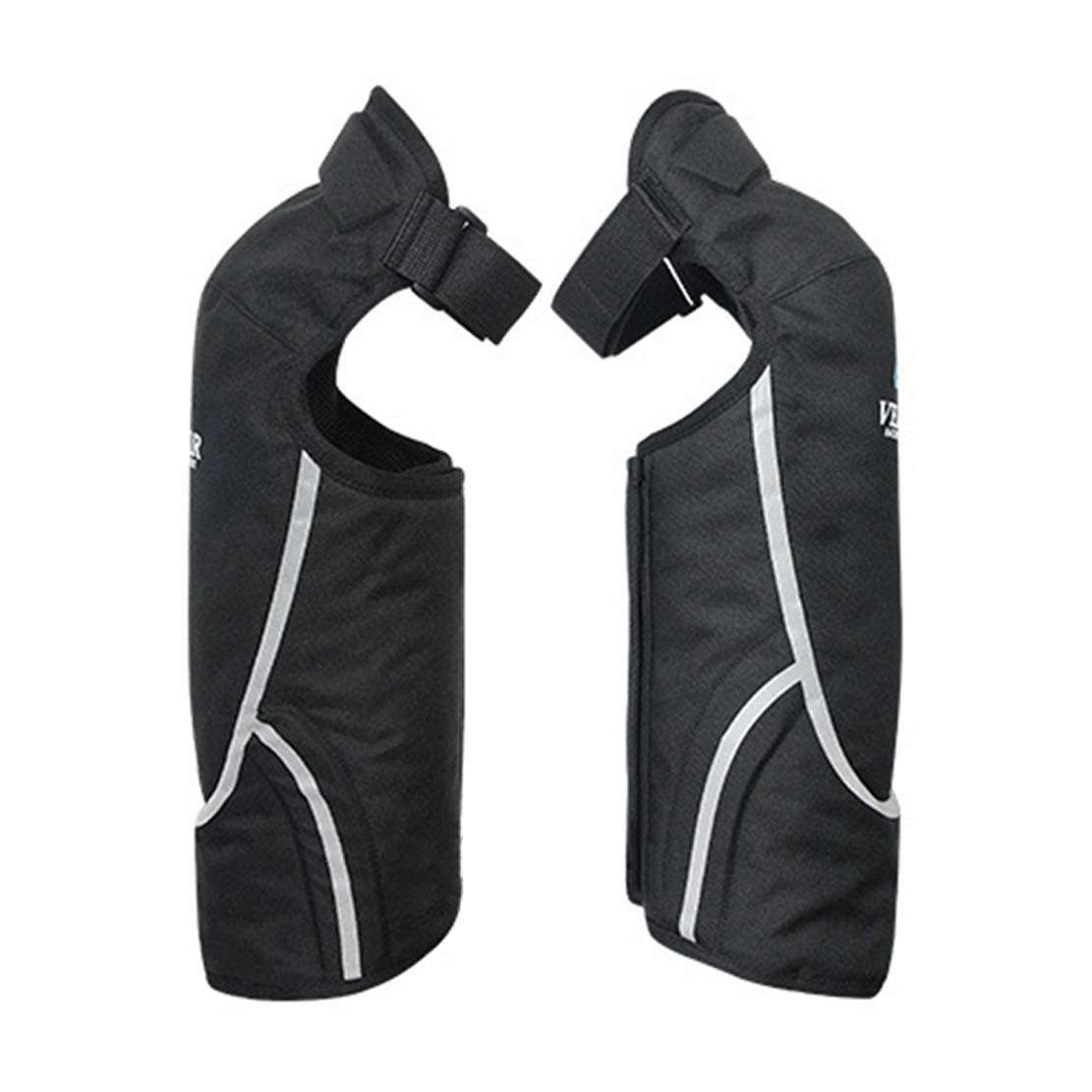 AKT Ginocchiere per Moto Ginocchiera Invernale Calda Ginocchiere Spesse Design Riflettente per Motocross Sciare Skateboard