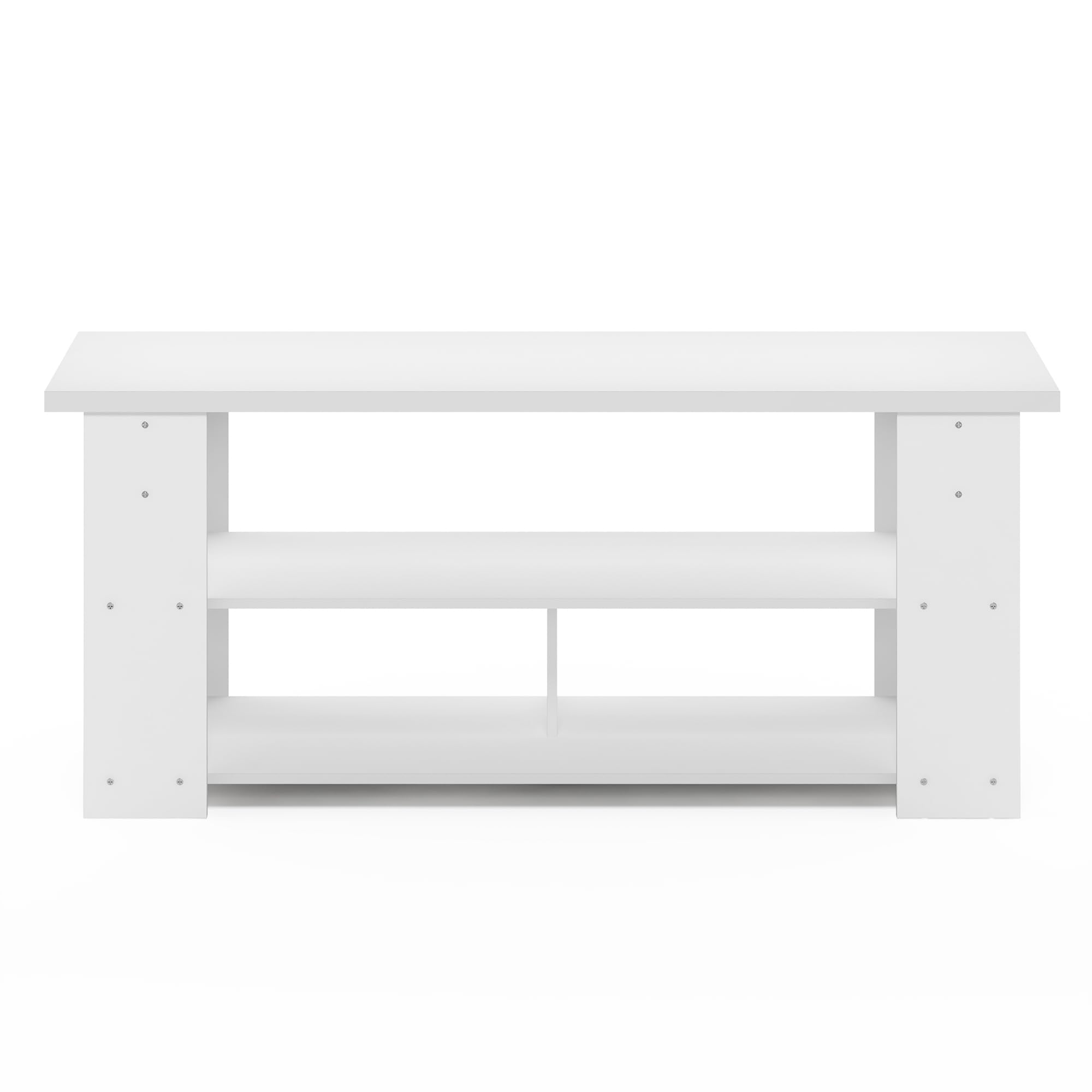 Furinno JAYA TV-Ständer bis 55 Zoll, Weiß