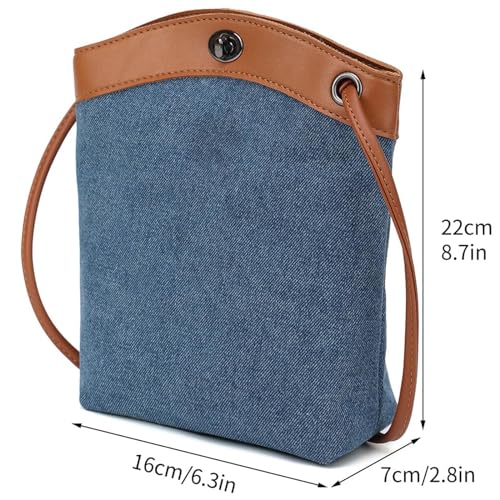 Crossbody Purses for Women Trendy Denim Small Cross Body Bag for Cell Phone Wallet2