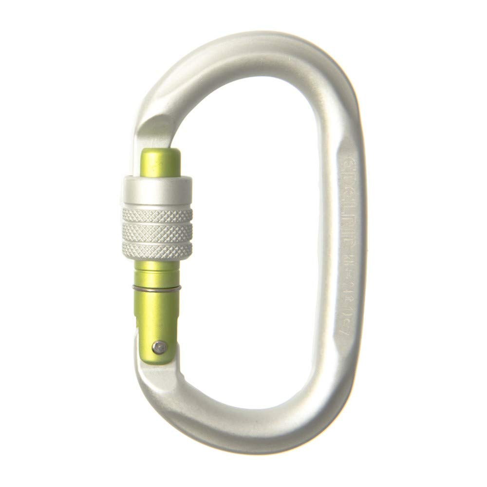 Edelrid Oval Power 2400 Screw Locking Climbing Carabiner - Lightweight, Robust Aluminum Carabiner Hook for Heavy Duty Climbing, EN 362 & EN 12275 Certified (B07ZJKN5DX) Amazon Price History, Amazon Price Tracker