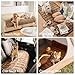 FUNNY FUZZY Pet Couch Covers for Sofa, Washable Dog Couch Cover Protector for Dogs, Flannel Couch Covers for Dogs Pet Friendly Pets Mat Bed Sofa Cover (Brown, 27.6
