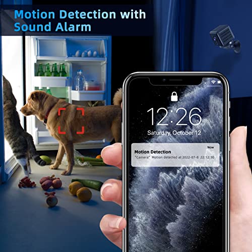 Ebarsenc Spy Camera Hidden Camera 4K Mini Security Camera/Wireless Wifi Camera/Indoor Home Camera/Battery Operated Tiny Camera/Surveillance Camera With Motion Detection And Night Vision/Pet Camera #TOP2