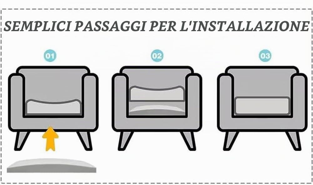 Cuscino di supporto per divano cedente, 40/50/60 cm, inserto in schiuma ad alta densità, per divano, mobili, seduta, sotto il divano, in schiuma curva (3,60 x 60 cm)
