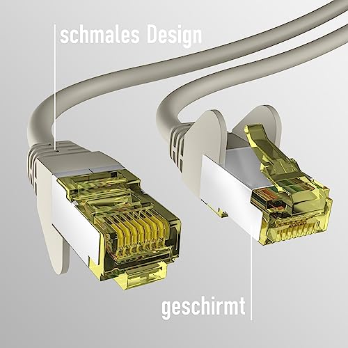 EFB-Elektronik, CAT. 6a network cable up to 10 Gbit, 2 m LAN cable Ethernet cable patch cable with jack/kink protection - Image 4
