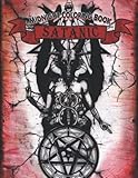 Midnight Satanic Coloring Book: Amazing Coloring Pages On Black Background Featuring Spooky For Adults, Teens Anxiety Relieving & Relaxation