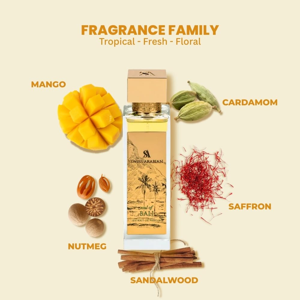 Amazon.com : Swiss Arabian Soul Of Bali Eau De Parfum 100ml