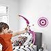Liberty Imports Kids Bow and Arrow Set - LED Light Up Archery Toy Set with 6 Suction Cup Arrows, Target, Quiver - Indoor and Outdoor Target Practice for Girls (Pink)