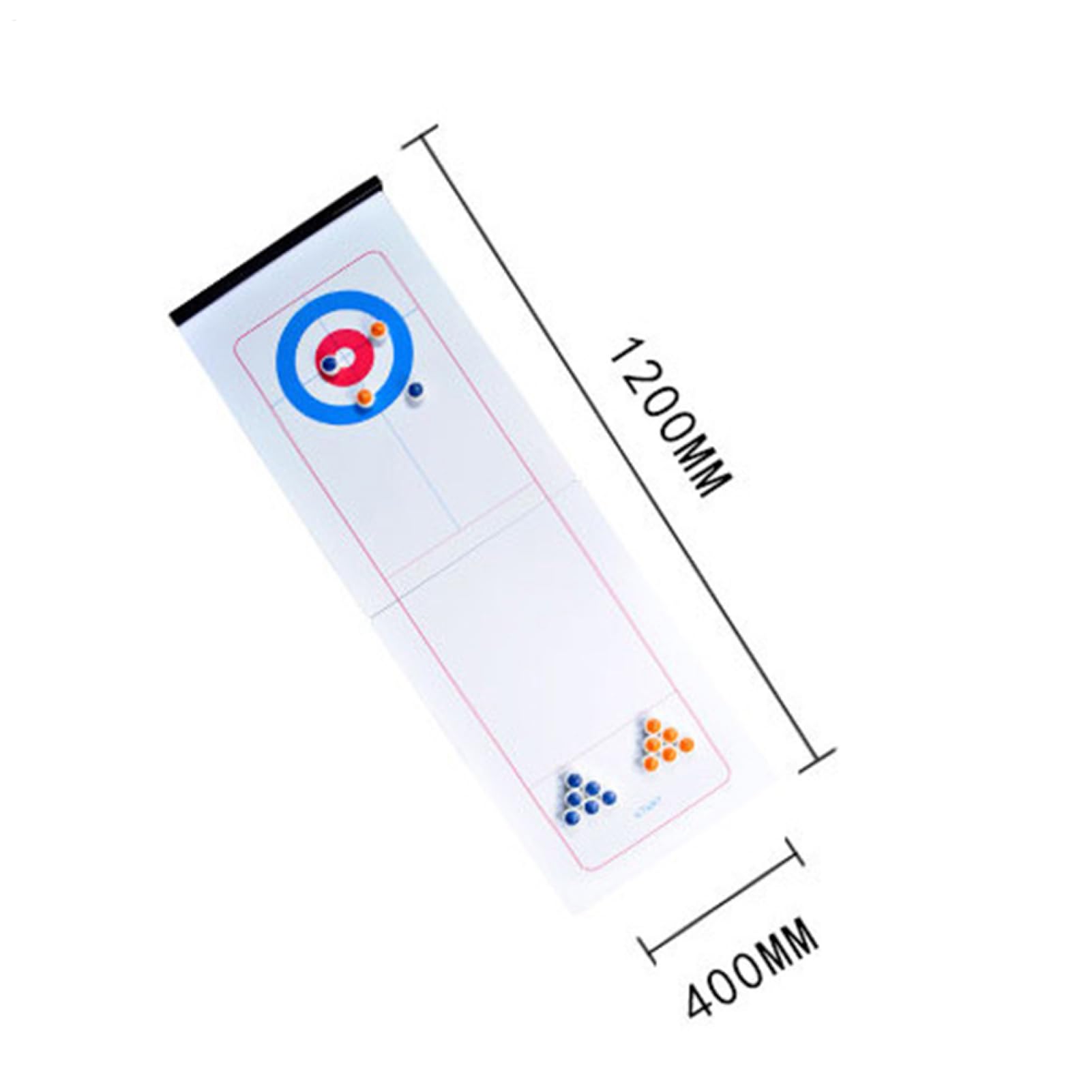 Mini Curling da Tavolo – Precision Glide Puck Kit, Set da per | Desktop, attività da Tavolo di Portatile, Attrezzatura da , intrattenimento Sociale per la Serata in Famiglia al klas