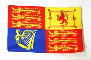 AZ FLAG United Kingdom Royal standard Flag 3' x 5' - UK royal standard flags 90 x 150 cm - Banner 3x5 ft
