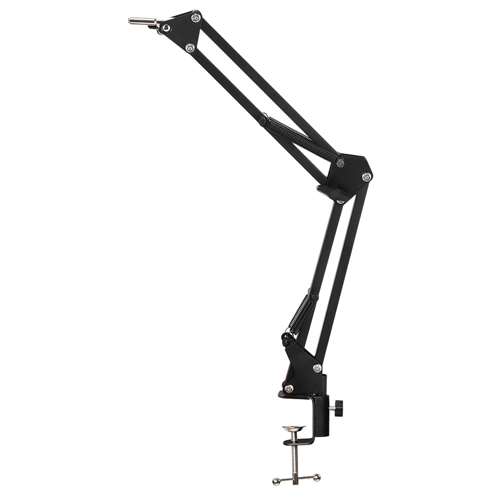 Supporto per Braccio per Microscopio, Supporto per Microscopio Monoculare Pieghevole per Obiettivo 40 mm di Diametro, Braccio Regolabile a 360 Gradi e Set di Anelli per Lenti 42 mm
