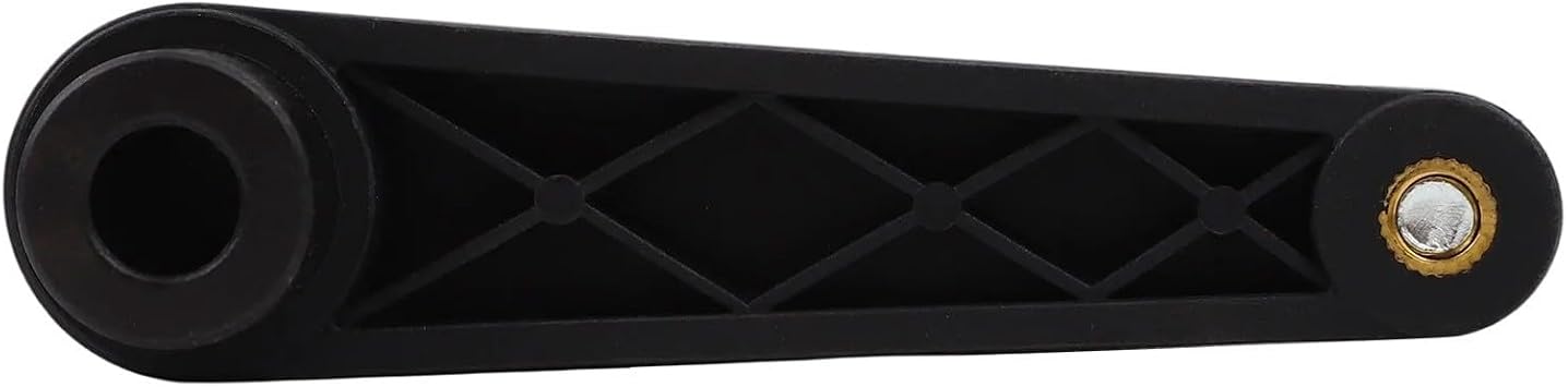 Round Hole Crank Handle Replacement Part 8-16mm Sizes Reinforced Nylon and Carbon Steel Construction Ergonomic Grip Compatible with Hand Crank Generators Lathe(12mm)