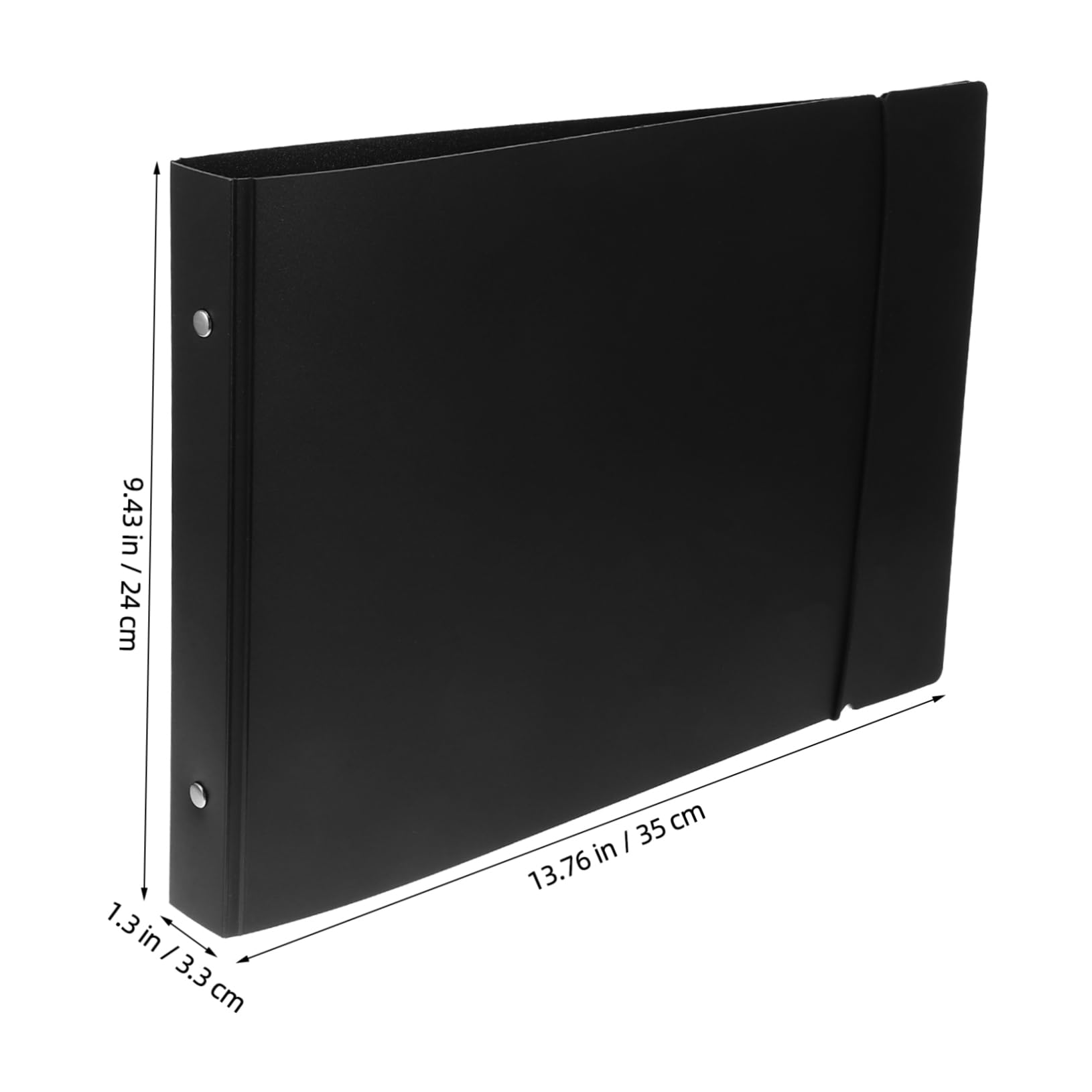 SHINEOFI Libretto Degli Assegni Office Folder Album Di Archiviazione File Album Delle Fatture Organizzatore Di Raccoglitori Controlla Il Raccoglitore Business Weight Binder Plastica Black