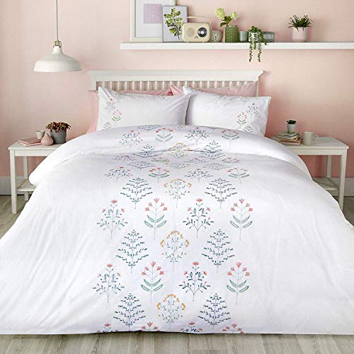 Juego de Funda de edredón Serene, 52% poliéster, 48% algodón., Verde, Matrimonio