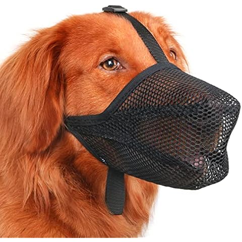 Mayerzon Soft Mesh Muzzle for Dogs Cover