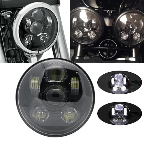 Phare de moto LED robuste 5,75 pouces pour finitions Glide