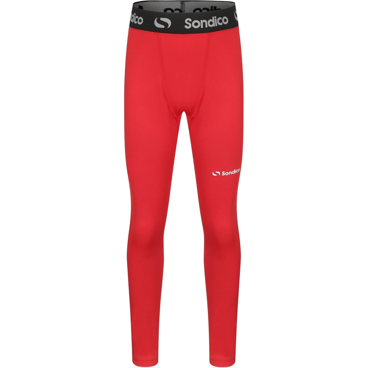 Sondico Boys Core Baselayer Tights Red 13 Years