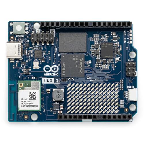 Image of Official Arduino uno Q SBC 4GB ABX00173 | Hybrid AI Single Board Computer with Qualcomm QRB2210 Processor & STM32U585 MCU,4GB RAM for Vision Processing, Voice Control, Robotics,IoT & Embedded Systems
