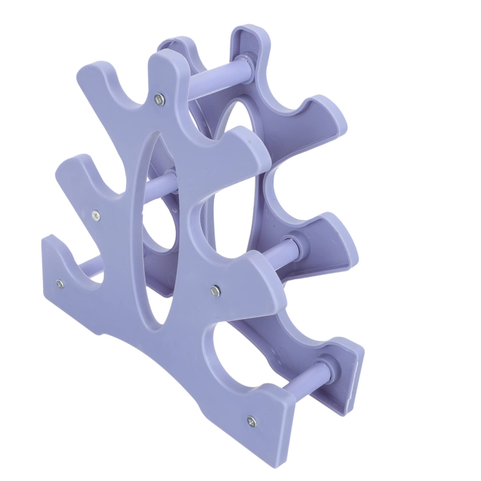 Happyyami 1Pc Abs Dumbbell Holder Stand for Home Workout Supplies Space Saving Design Holds Dumbbells Stable and Weight Storage Tool