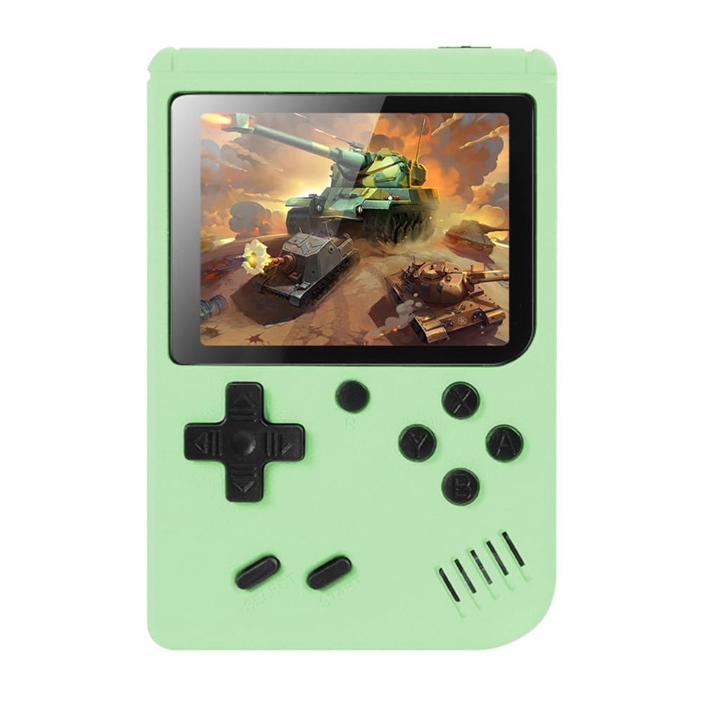 KOBONA Handheld Game Console 3 Inch TFT Screen Retro Video Game Console Built-in 500 Games 1020mAh Backlight FC Handheld Games for Adults