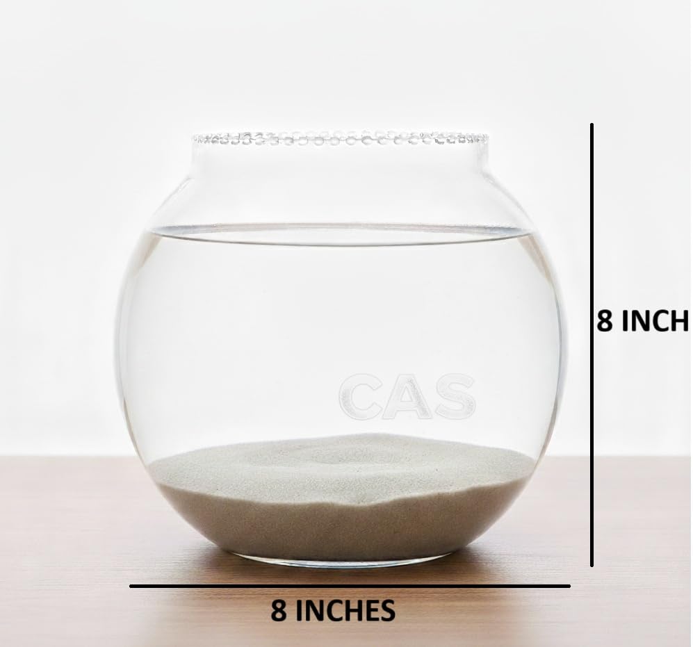 Image of CAS 1L to 14L Glass Fish Bowl (Surface (Glass) (8 inches, 3.5 L)