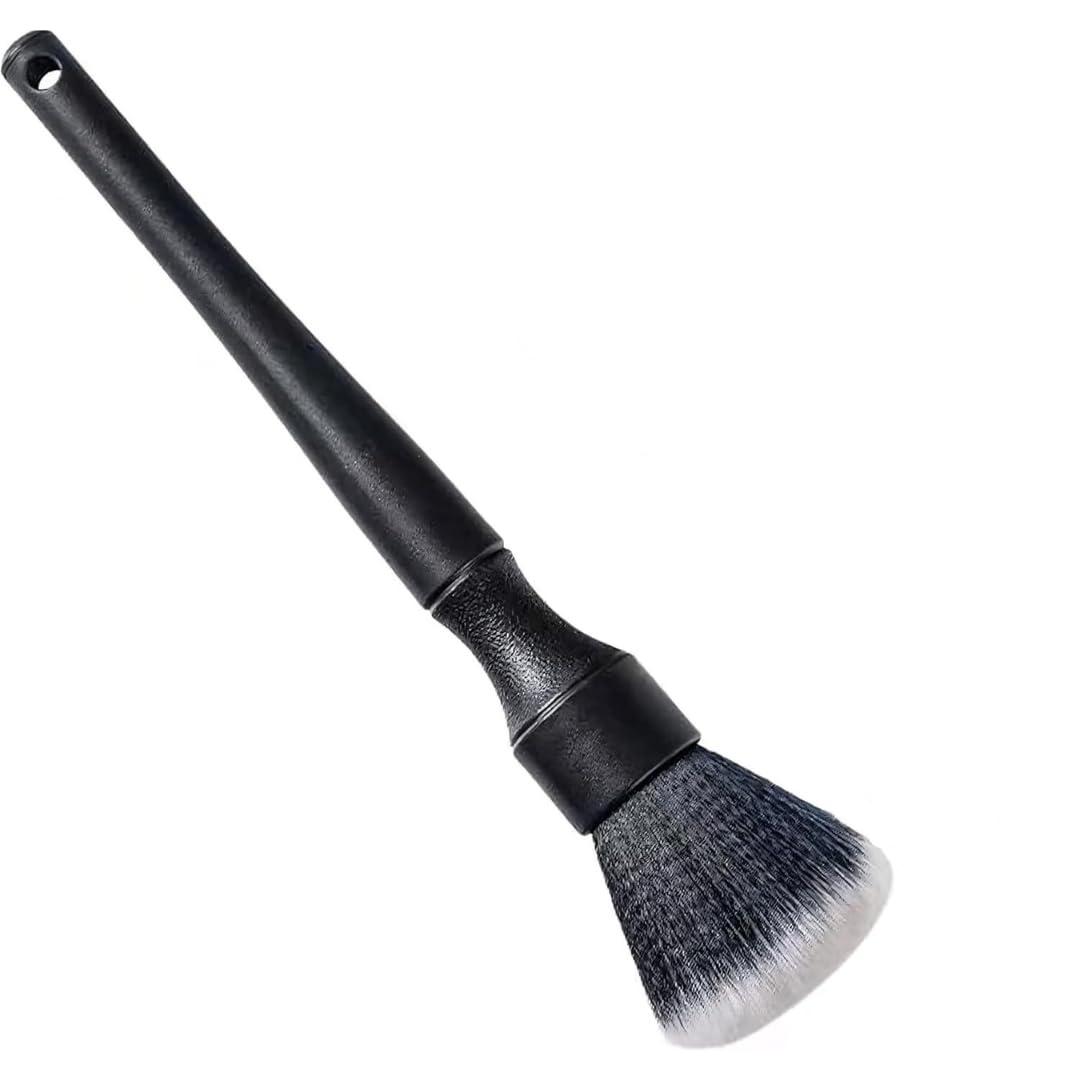 VARNIRAJ Premium Ultra-Soft Car Interior Detailing Brush, Scratch-Free Auto Dash Duster & Crevice Cleaning Tool for Air Vents, Center Console, Keyboards & Leather Seats - Automotive Care Accessory | Car Detailing Brush