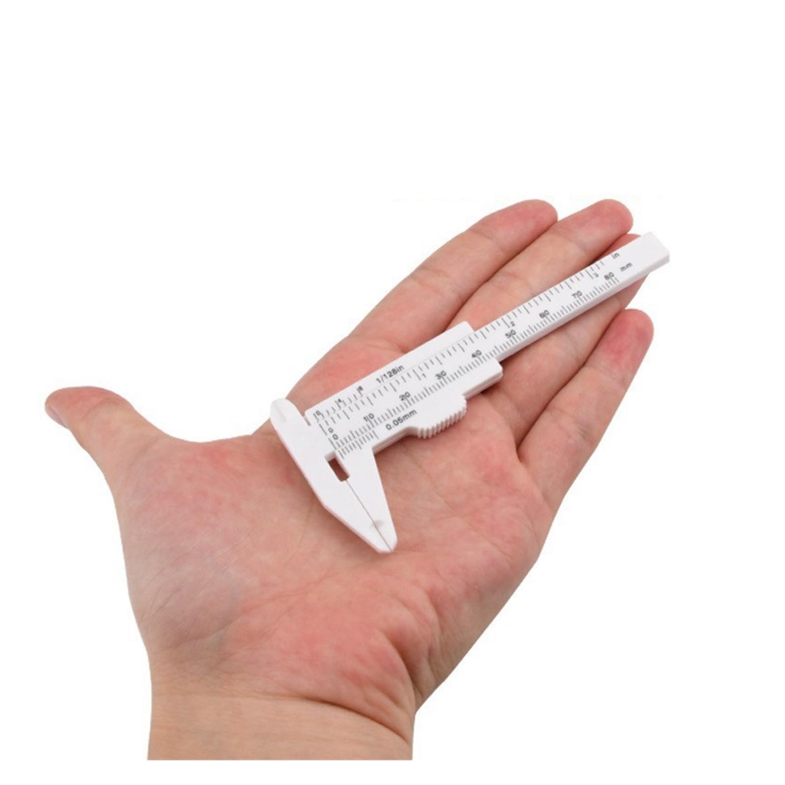 Suwmiarki z noniuszem Suwmiarka z noniuszem 80mm plastikowy czujnik zegarowy mikrometr linijka pomiarowa średnica wewnętrzna narzędzie do pomiaru głębokości(Blue)