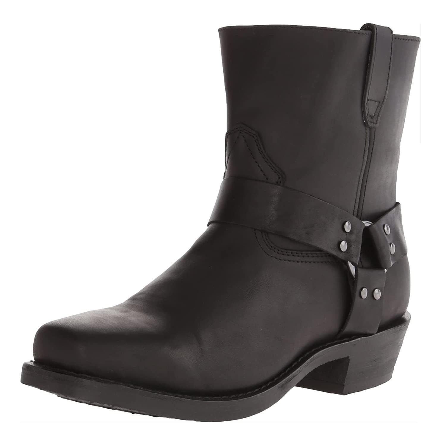 Herren Stiefeletten Quadratischer Kopf Westernstiefel Cowboystiefel Mit Reißverschluss