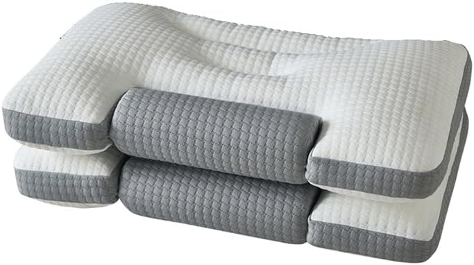 Cylindrical Polyester Pillow for Maintaining Cervical Vertebrae in Adult Home Use