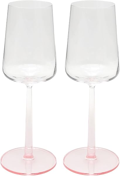 【正規輸入品】イッタラ エッセンス ホワイト ワイングラス ペア ローズ 容量約330ml 1084105 - 1