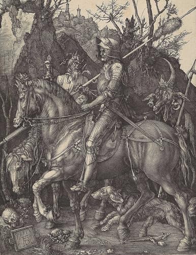 Affiche Chevalier de la Mort Albrecht Dürer Décoration Murale Vintage pour Chambre