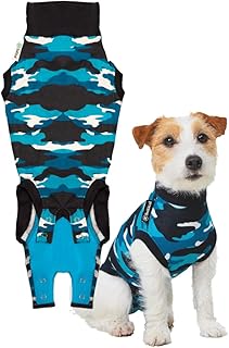 Suitical Recovery Suit for Dogs - Spay & Neutering Dog Surgery Recovery Suit for Male or Female - Soft Fabric for Skin Con...