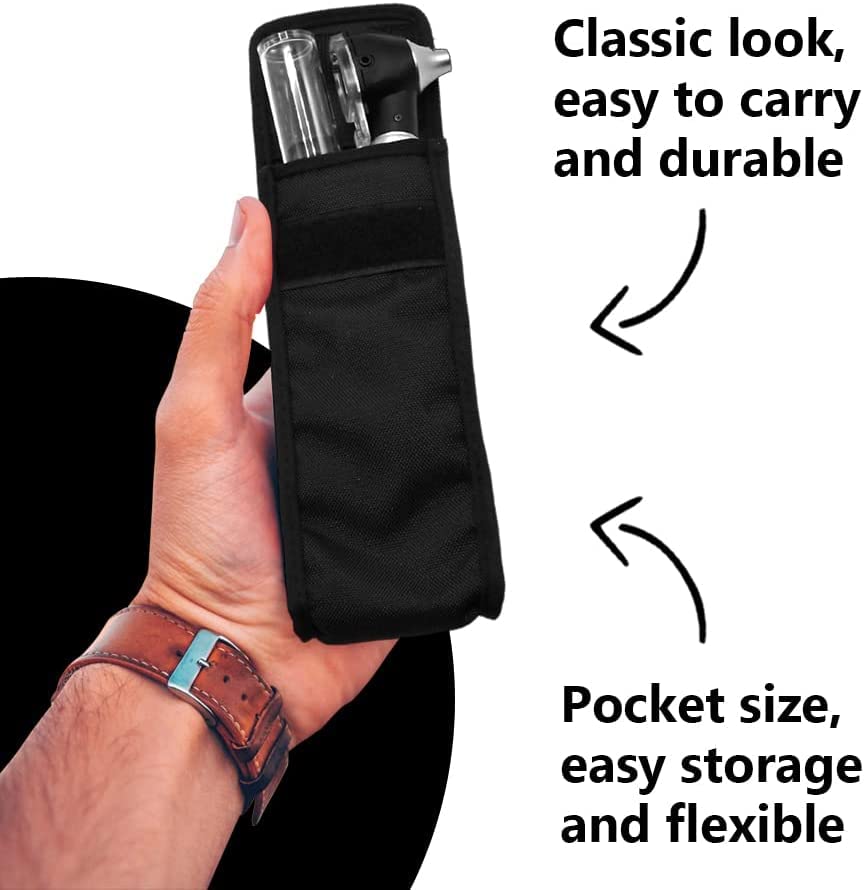 Miniatura 4 de OdontoMed2011 Otoscopio - Kit de luz portátil para el oído y examen para uso doméstico y profesional, alcance de fibra óptica de aumento 3X con