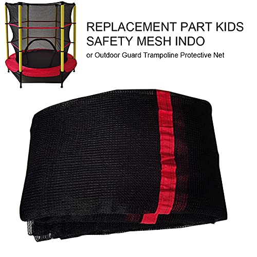 Trampoline Protective Net, Trampoline Replacement Safety Enclosure Net Trampoline Protection Replacement Net For 55'' Round Frame Trampolines For Kids Indoor Outdoor Guard #TOP3