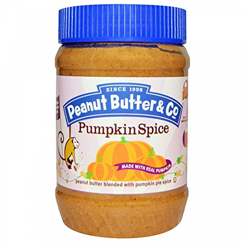 Peanut Butter & Co. Pumpkin Spice Peanut Butter, Non-GMO, Gluten Free, Vegan, 16 Ounce (Pack of 6)