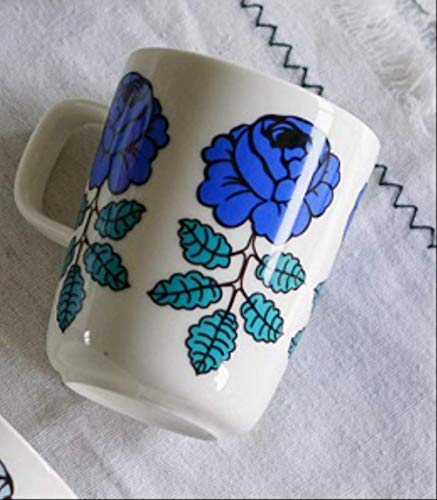 Paia Delle Coppie Della Tazza Di Caffè Del Latte Della Prima Colazione Della Tazza Di Acqua Della Porcellana Dell'Osso Della Tazza