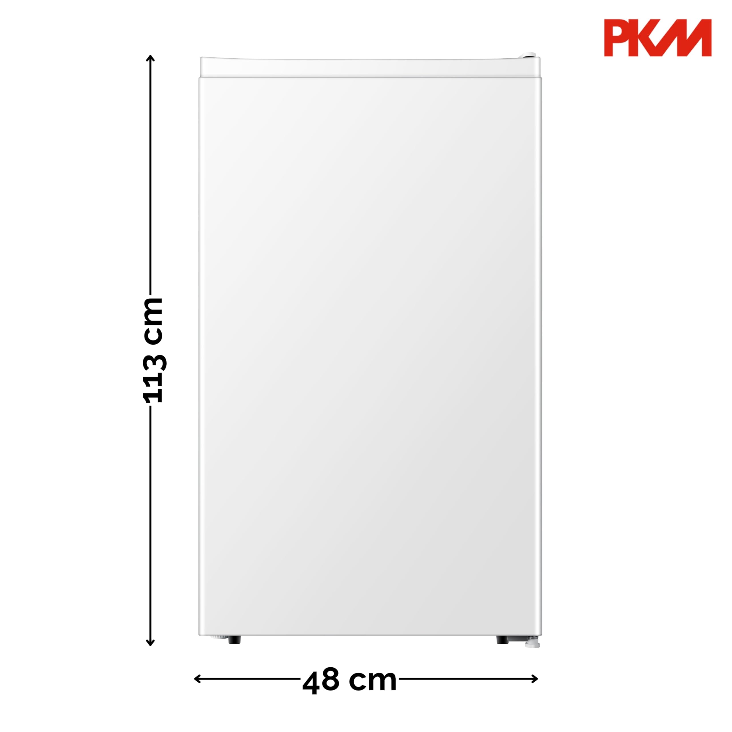 PKM GS61E Gefrierschrank 61 Liter Nutzinhalt | Weiß | Flüsterleise mit 38 dB | Wechselbarer Türanschlag | 4 Sterne Gefrierfach | Energieeffienzklasse E | Gefrieren | Freistehend