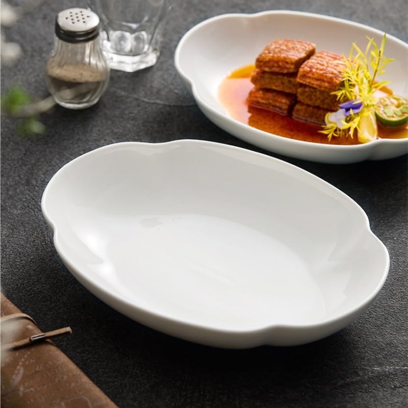 Talerz obiadowy Talerz obiadowy Talerze ceramiczne do użytku domowego, kreatywne talerze deserowe, talerze, chiński styl hotelowy, talerz do zupy, talerze do układania w stos