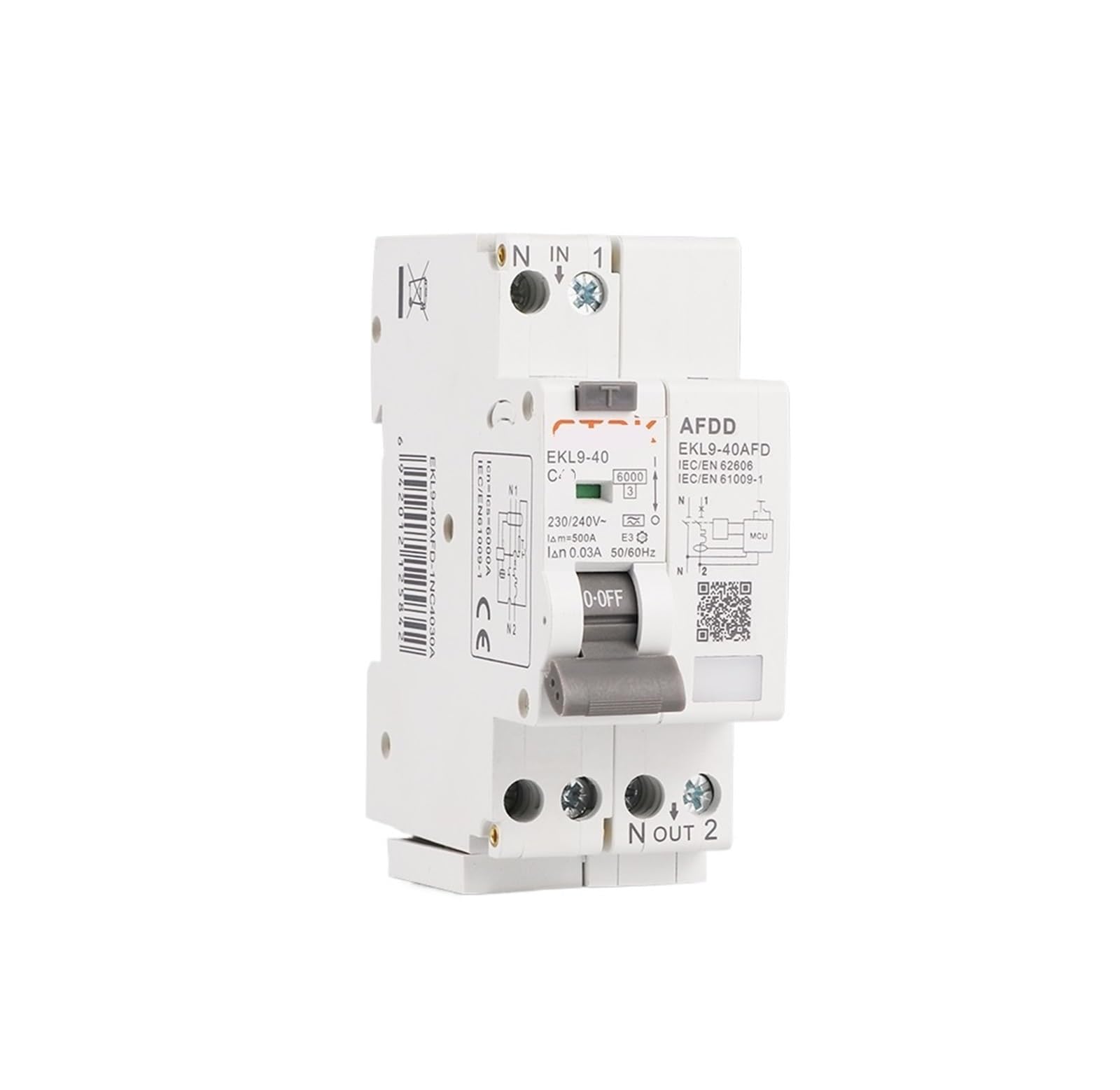 VSPPJYFG Overload Leakage Short Circuit Protection AFDD 2P 30mA 32A 40A Arc Fault Protector Circuit Breaker EKL9 AFDD(32A)
