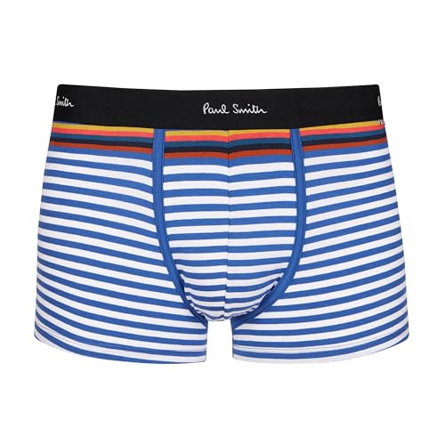 Paul Smith Men's Organic-Cotton Bright Stripe Dot Boxer Briefs