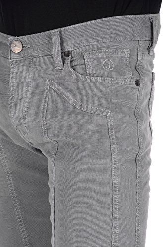 Jeckerson 5Pkts Patch Tricotine Pantaloni, Grigio