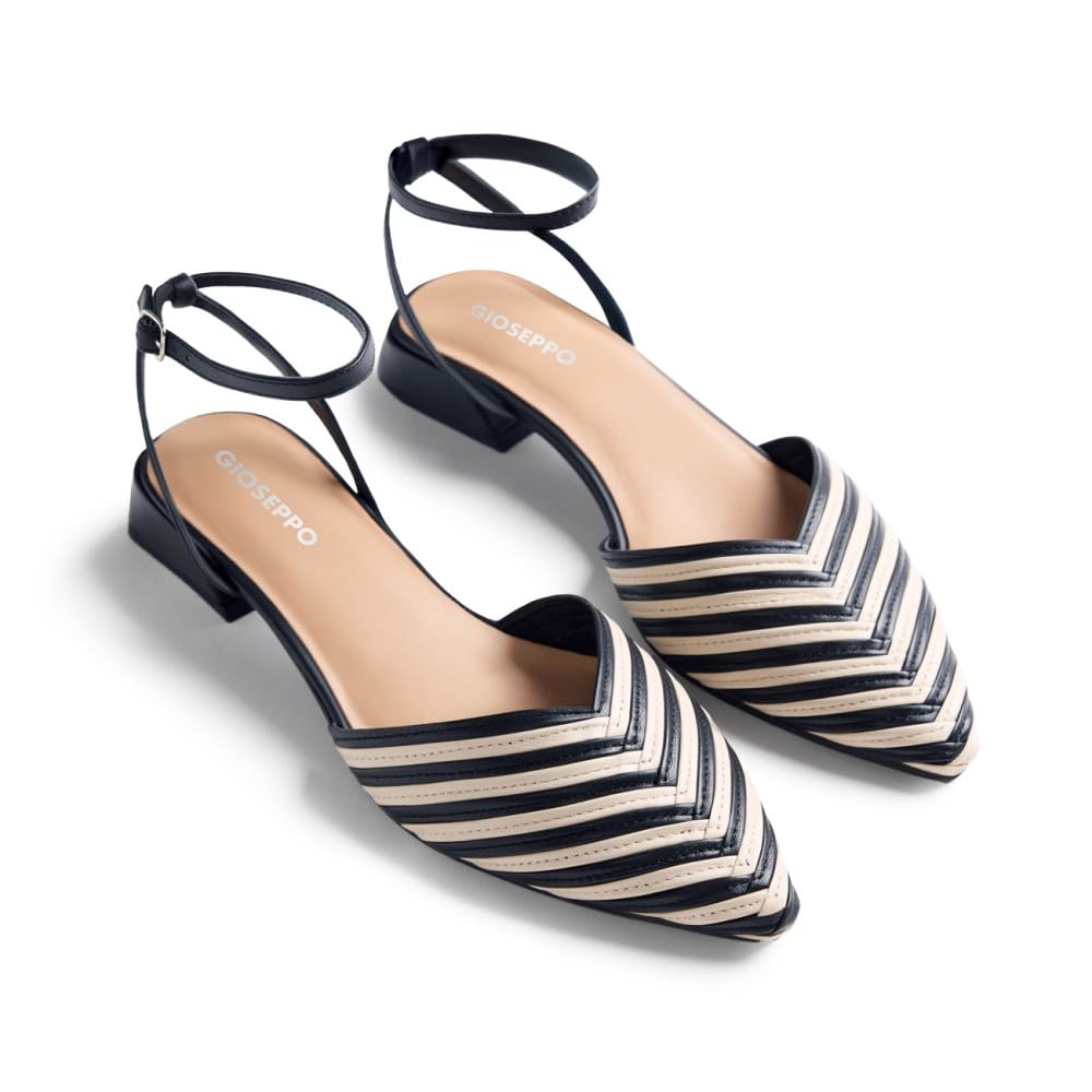 GIOSEPPO Clawson, Women's T-Strap, Off-White, 40 EU