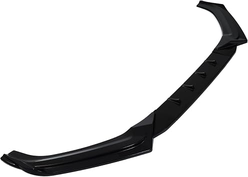 Aero Splitter Gloss Black Front Bumper Lower Valance Lip Compatible with Audi A4 S4 B9 S Line 17-19 Pre-Facelift | Front Lip Spoiler, Exterior Styling, Performance Upgrade