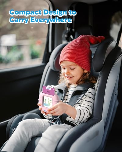 Image of Bilingual Spanish and English Talking Flash Cards for Ages 2+, Pocket Speech Therapy Tools with 512 Words, Montessori Language Learning and Autism Aids (224 Words English Pink)