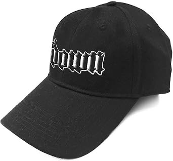 Down Mens Logo Baseball Cap Black