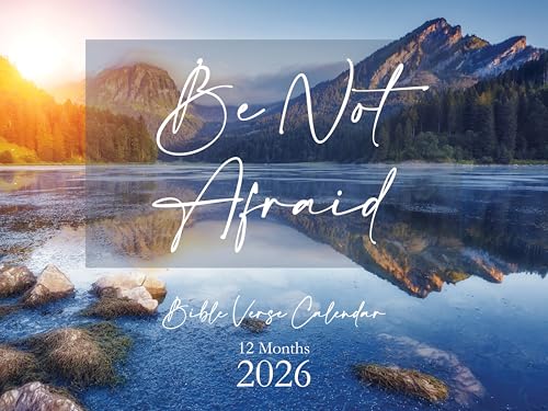 Be Not Afraid Bible Verse Wall Calendar 2026