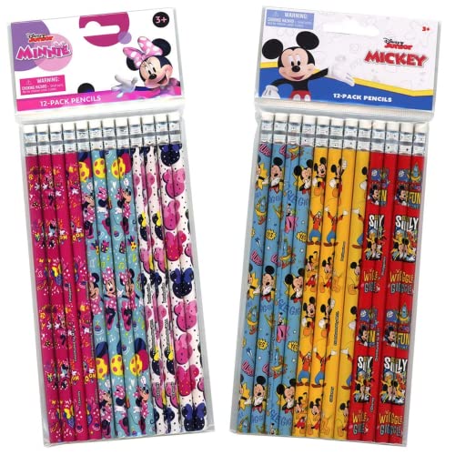 Lápices de Madera Mickey & Minnie Pack 24 miniatura 1